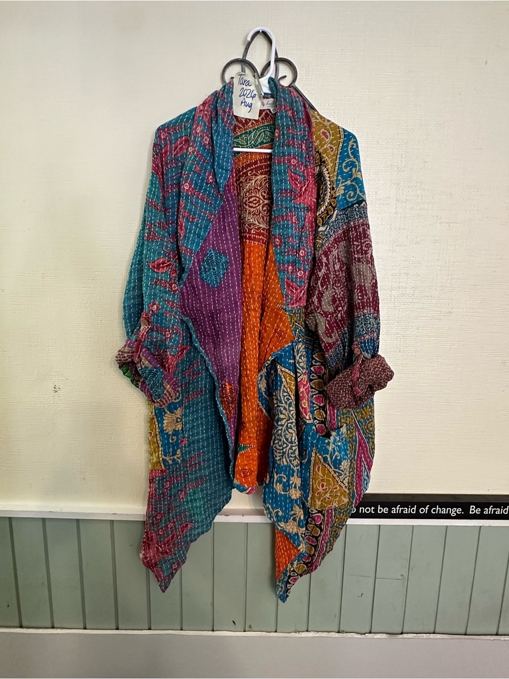 Kantha Bae Blazer in Teal & Multi